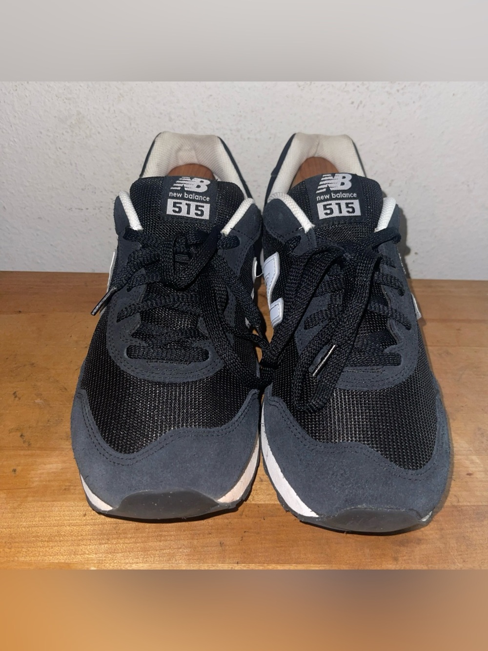 New Balance Men’s 515 Running Jogging Sneakers Black/White Suede Sz 12 - Picture 6 of 13